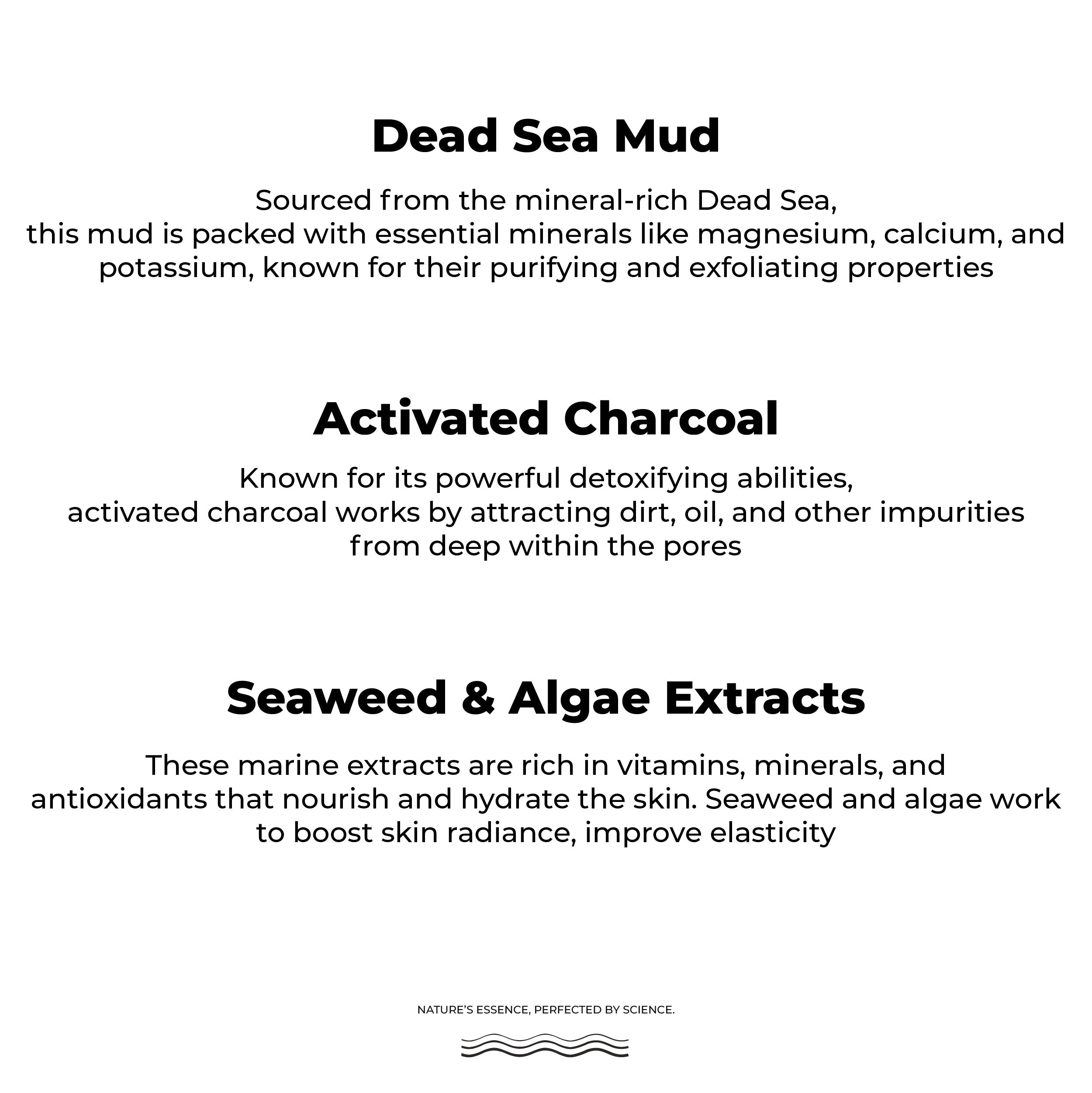 Seasoul Peel-Off Mask Activated Charcoal & Dead Sea Mud (20g)