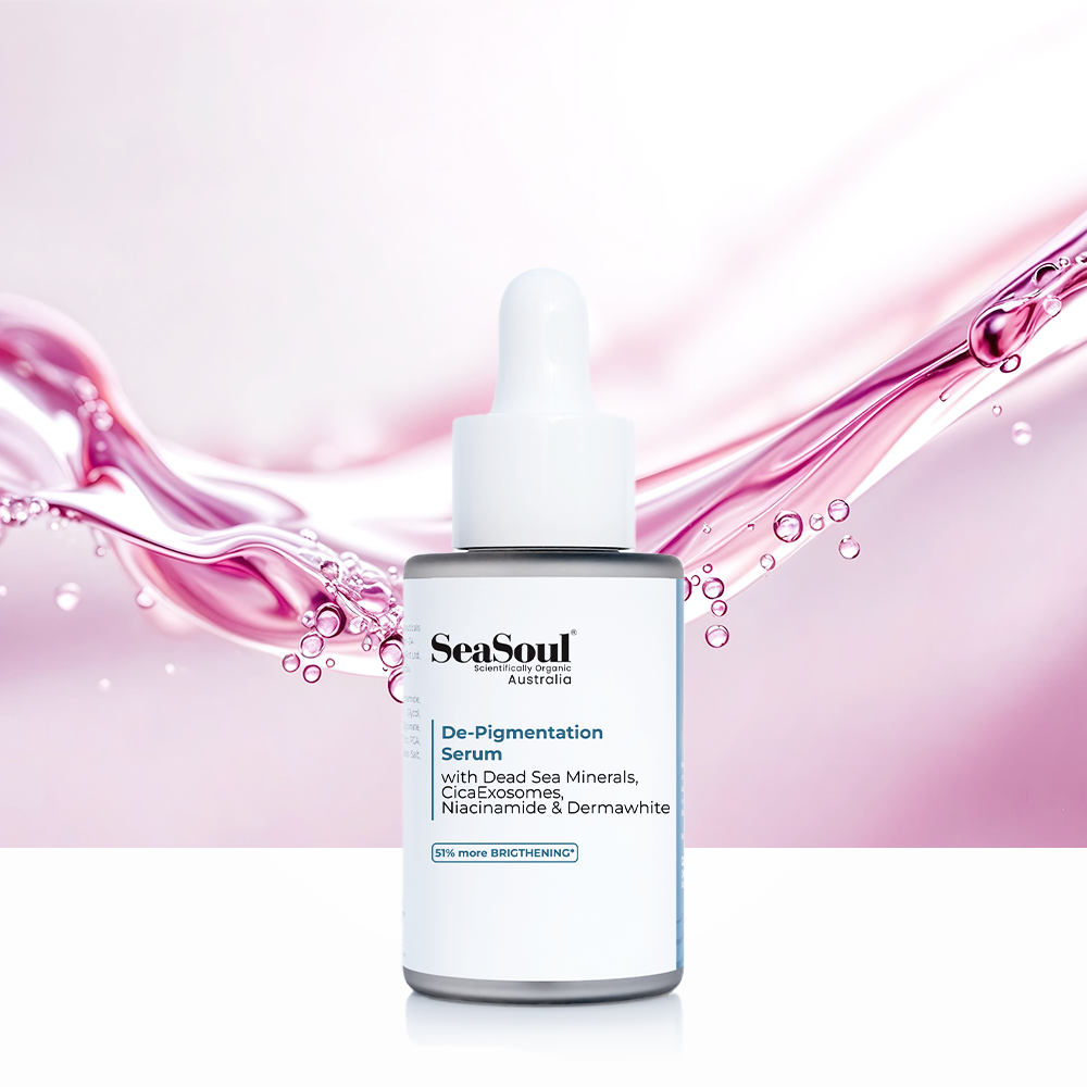 Seasoul De-Pigmentation Serum with Dead Sea Minerals, Cica Exosomes, Niacinamide & Dermawhite(30ml)