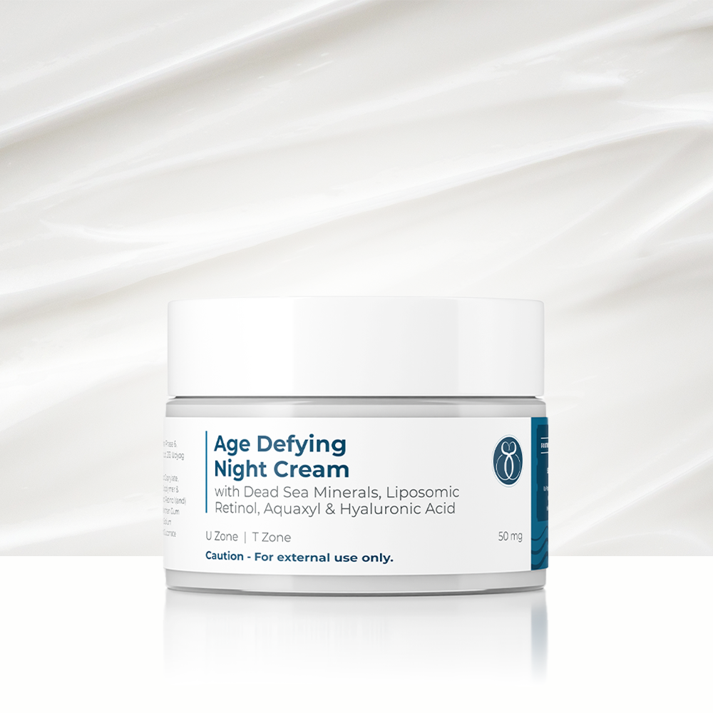 Seasoul Anti-Ageing Night Cream with Dead Sea Minerals, Liposomal Retinol, Aquaxyl & Hyaluronic Acid (50g)