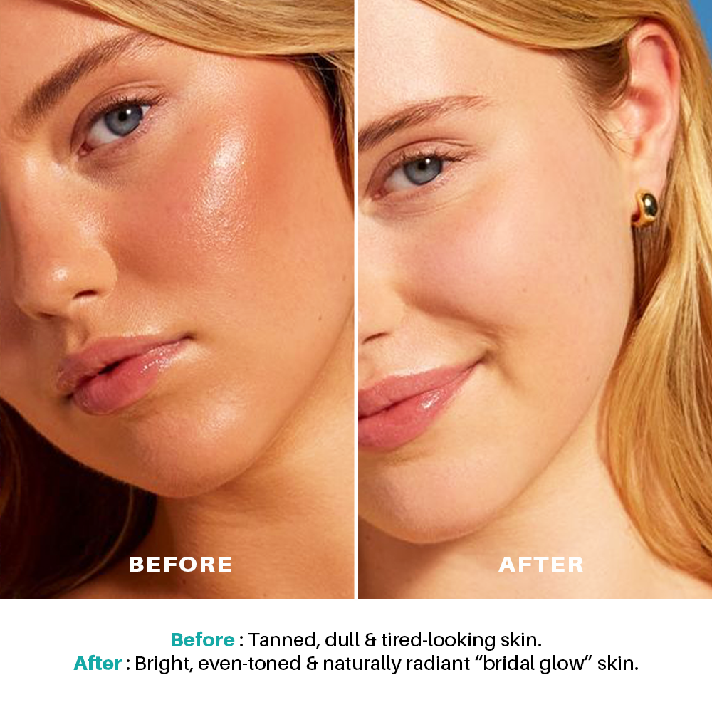 Seasoul Bridal Glow De-Tan Cream | For Instant Radiance & Even Skin Tone | With Vitamin C, Retinol & Skin Brightening Actives (500gm)