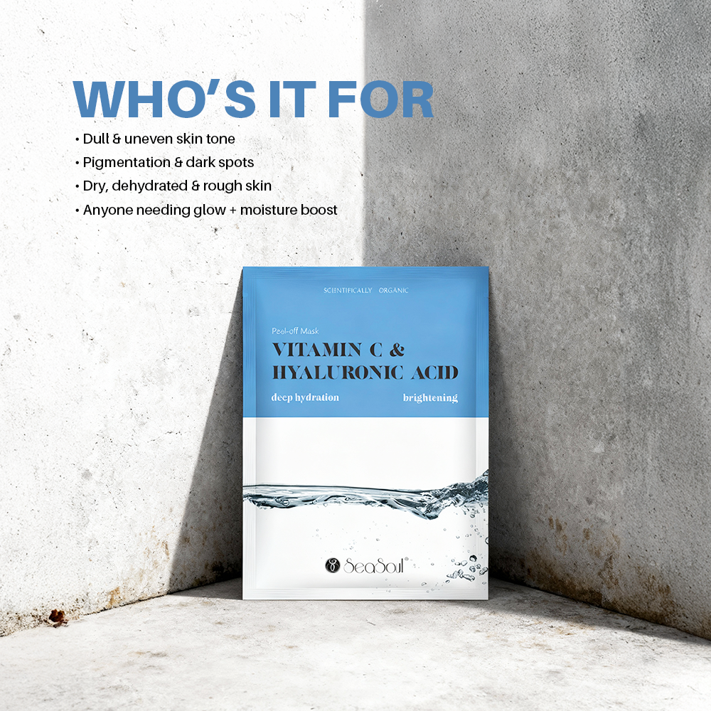 Seasoul Peel-Off Mask Vitamin C & Hyaluronic Acid (20g)