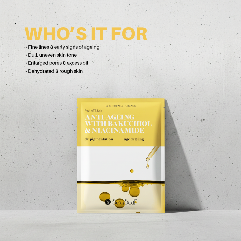 Seasoul Peel-Off Mask Anti-Ageing With Bakuchiol & Niacinamide (20g)