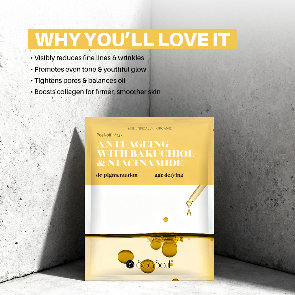 Seasoul Peel-Off Mask Anti-Ageing With Bakuchiol & Niacinamide (20g)