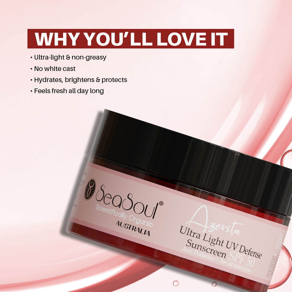 Azevita Ultra Light UV Defense Suncreen SPF 50 (100gm)