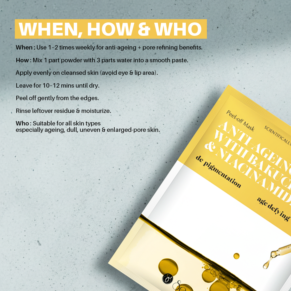 Seasoul Peel-Off Mask Anti-Ageing With Bakuchiol & Niacinamide (20g)