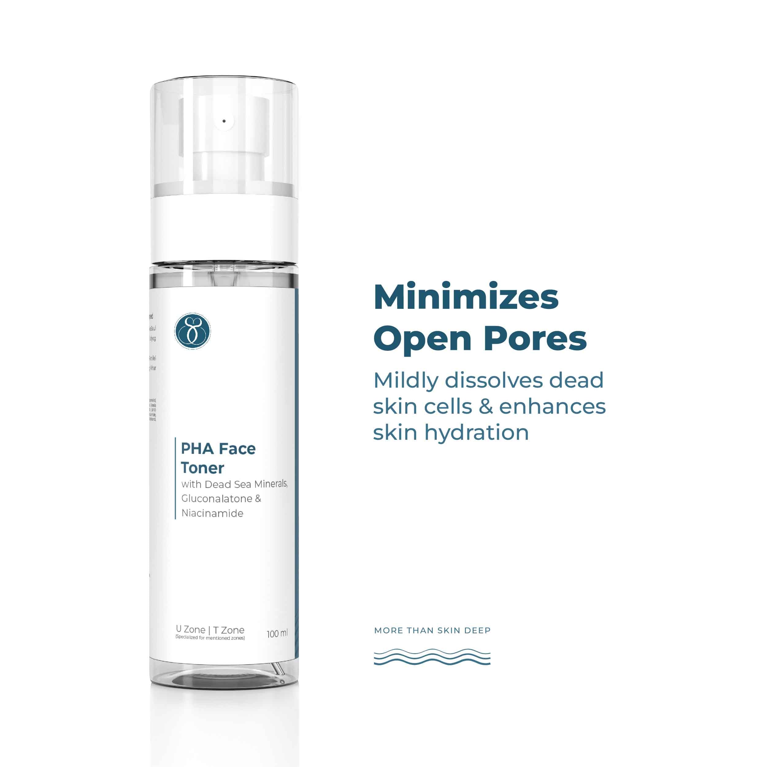 Seasoul PHA Face Toner With Dead Sea Minerals , Gluconalatone & Niacinamide (100ml)