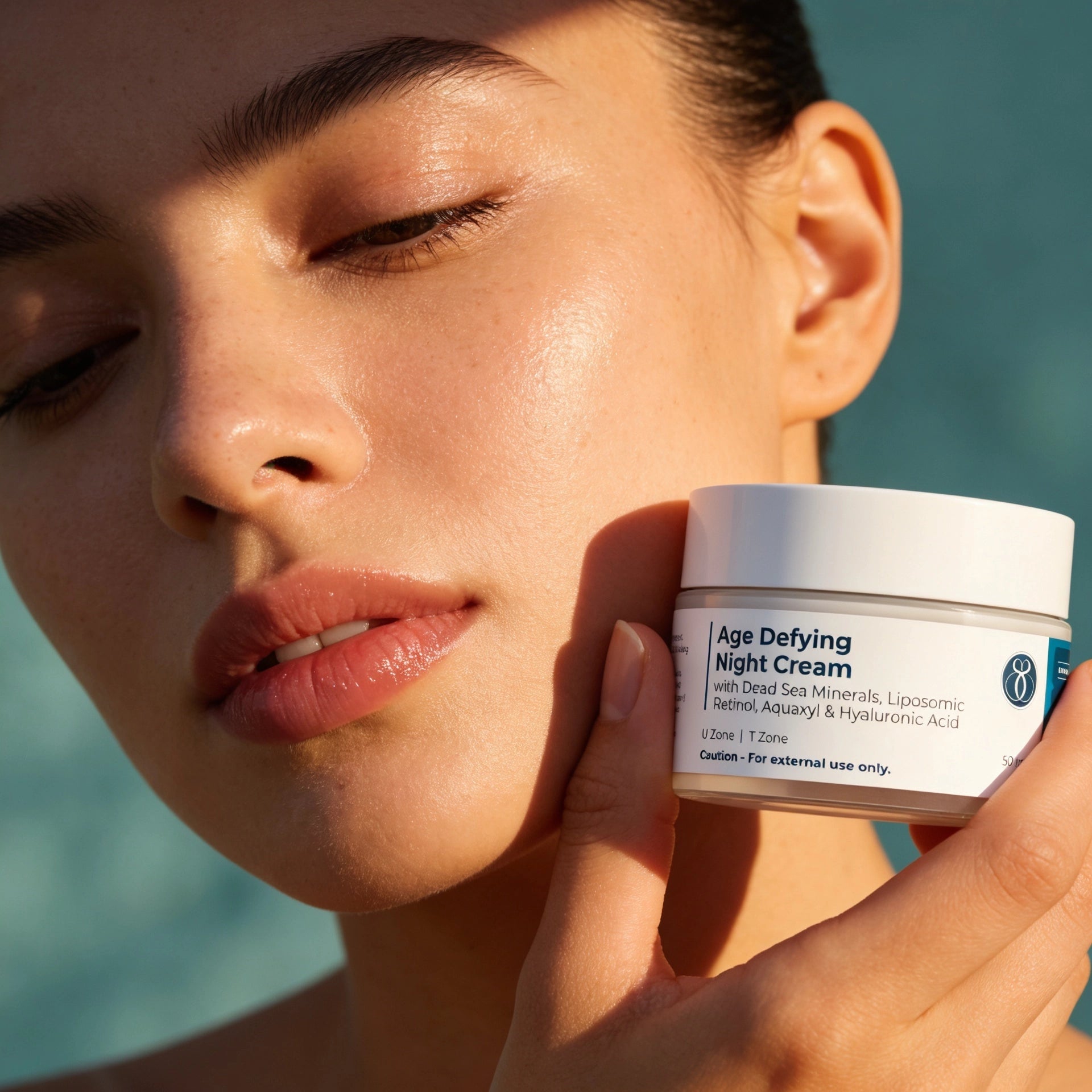 Seasoul Anti-Ageing Night Cream with Dead Sea Minerals, Liposomal Retinol, Aquaxyl & Hyaluronic Acid (50g)