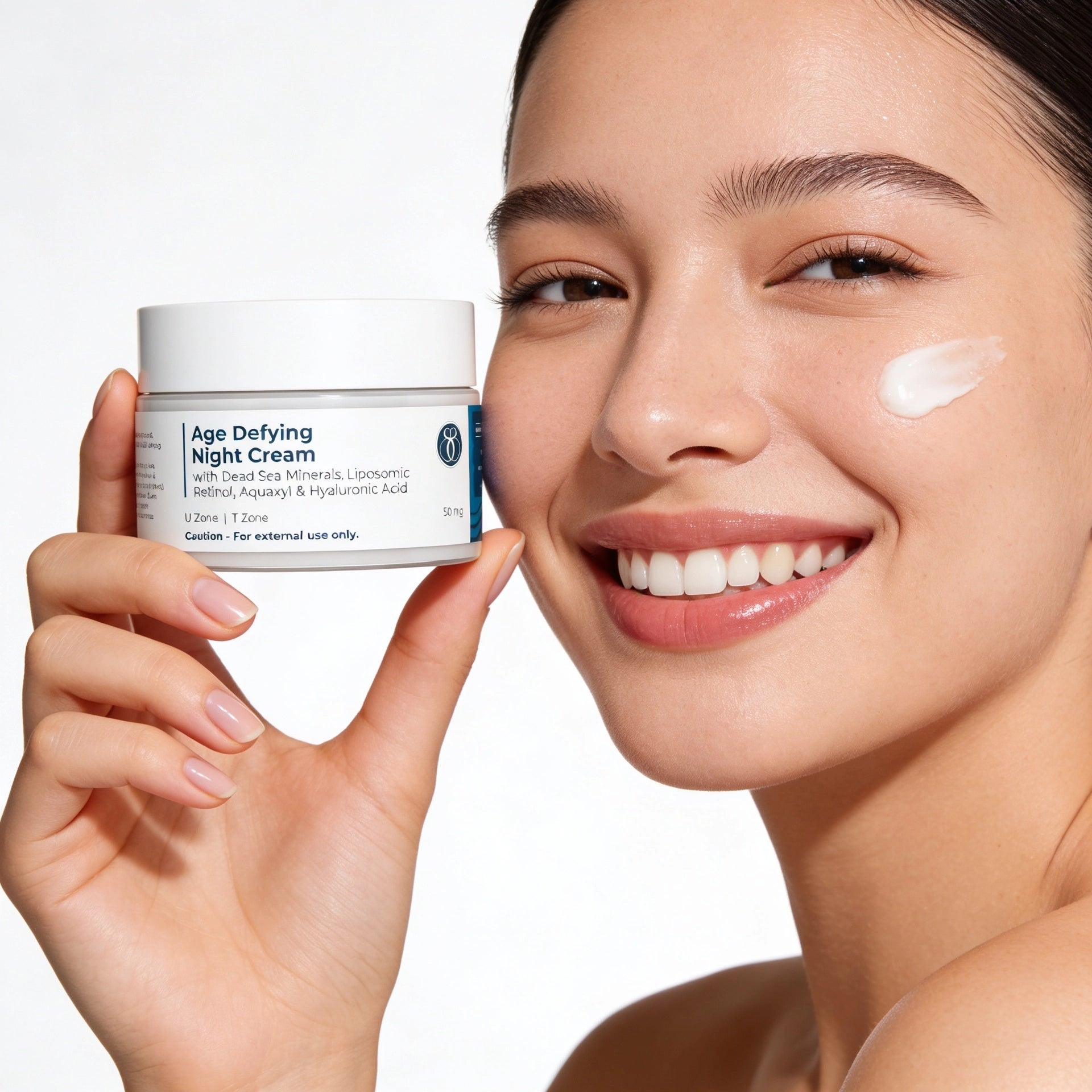 Seasoul Anti-Ageing Night Cream with Dead Sea Minerals, Liposomal Retinol, Aquaxyl & Hyaluronic Acid (50g)