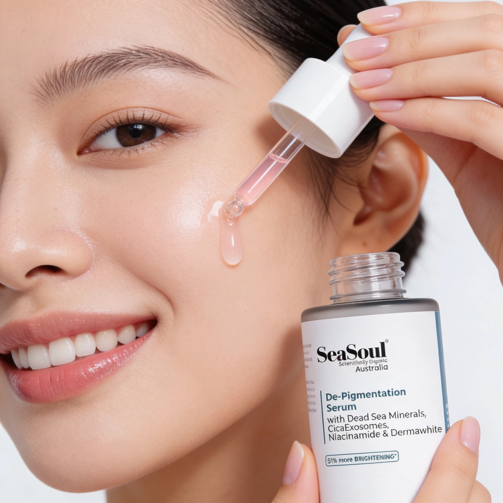 Seasoul De-Pigmentation Serum with Dead Sea Minerals, Cica Exosomes, Niacinamide & Dermawhite(30ml)