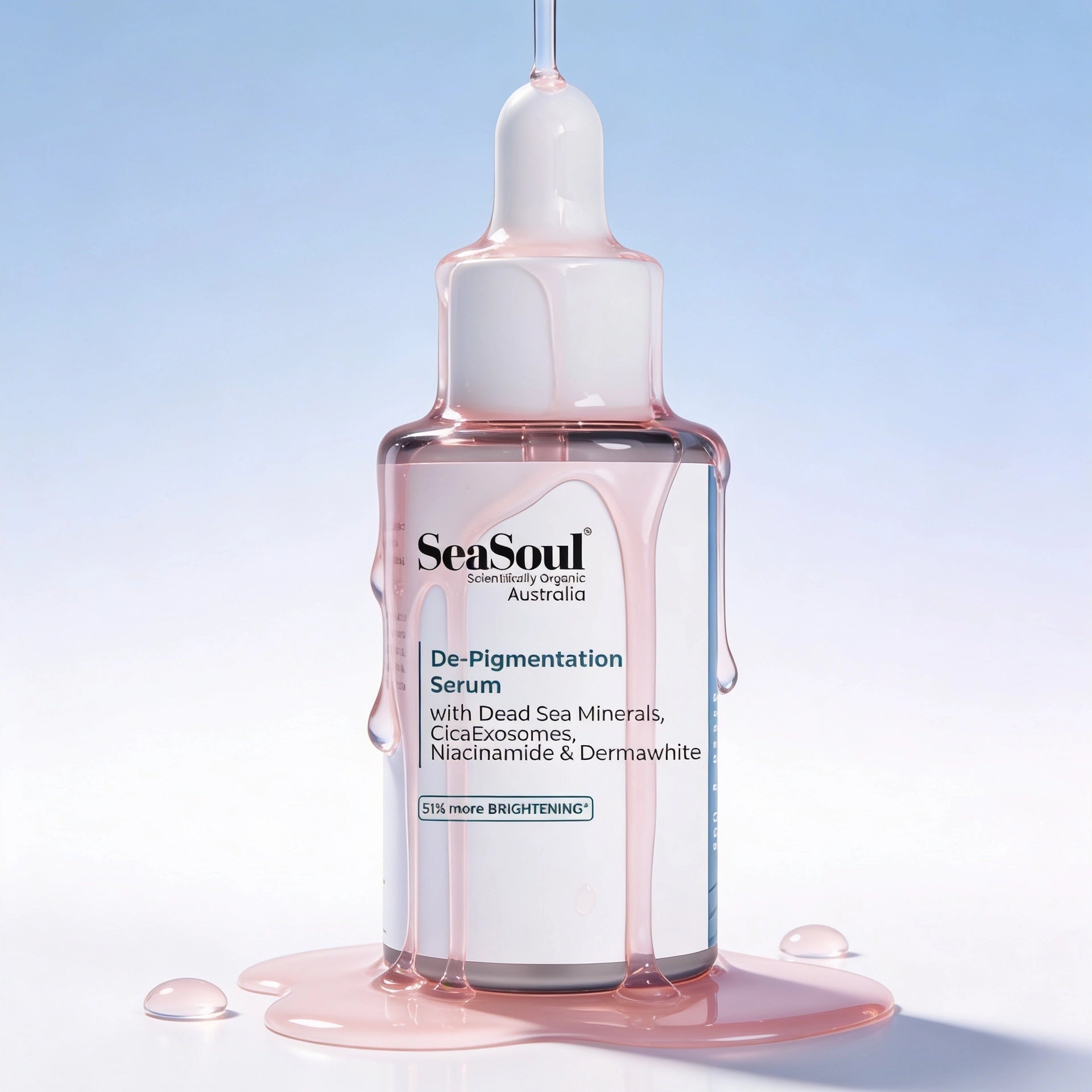 Seasoul De-Pigmentation Serum with Dead Sea Minerals, Cica Exosomes, Niacinamide & Dermawhite(30ml)