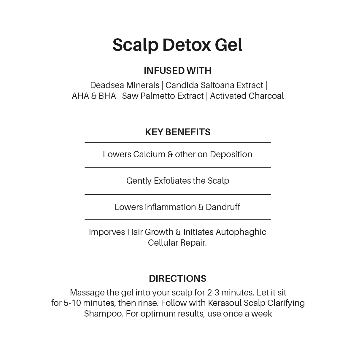 Kerasoul Scalp Detox Gel (650ml)