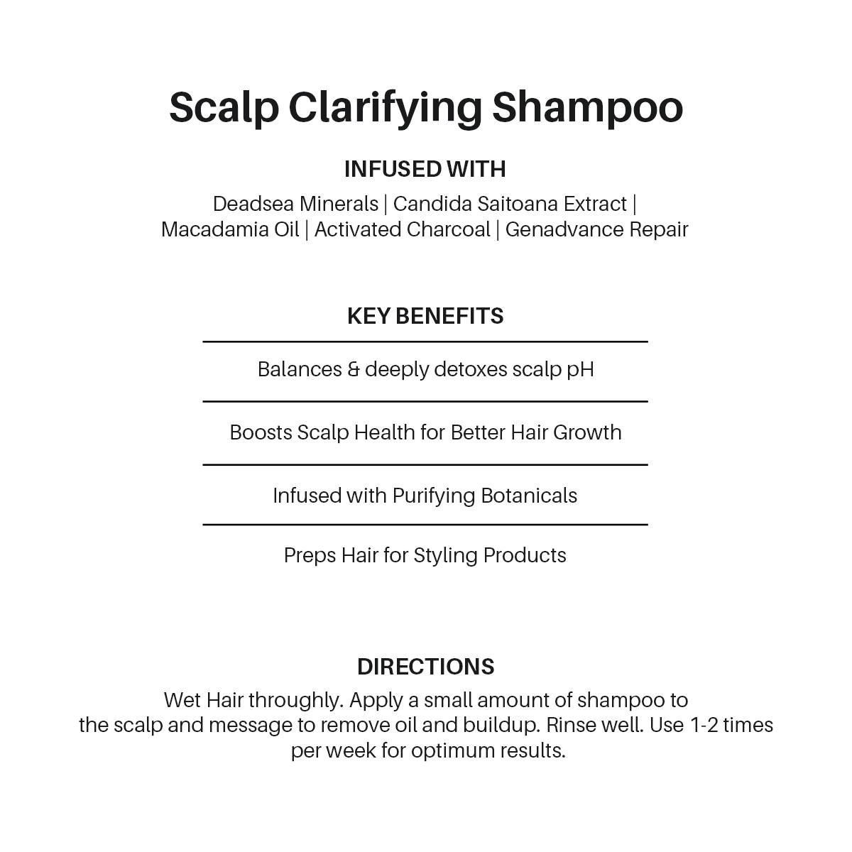 Scalp Clarifying Shampoo (250ml)