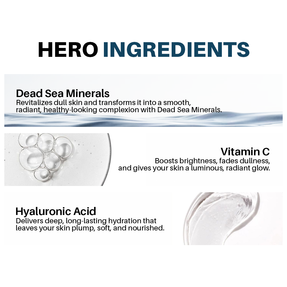 Seasoul Hydrating Face Moisturiser With Dead Sea Minerals,Aquaxyl & Hyaluronic Acid (50g)