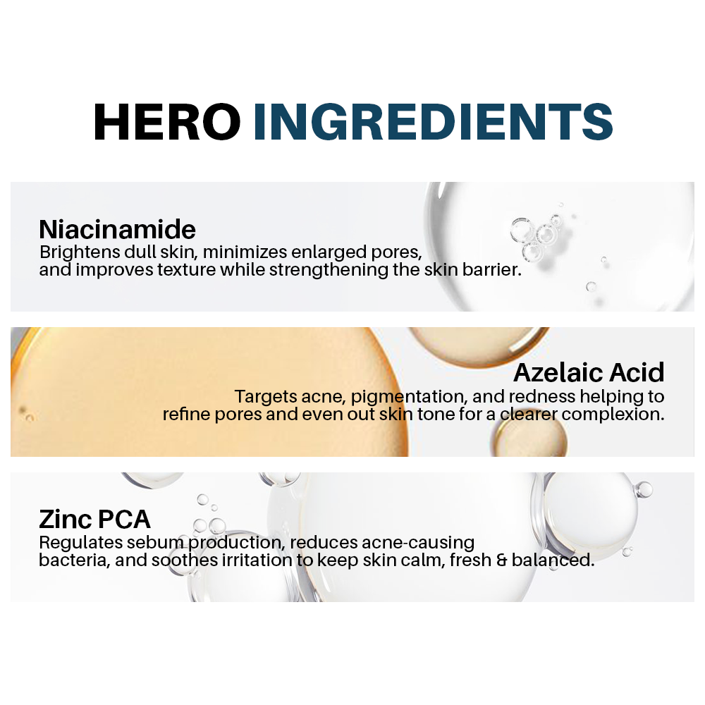 Seasoul Clarifying Serum With Dead Sea Minerals,Niacinamide & Azelaic Acid (30ml)