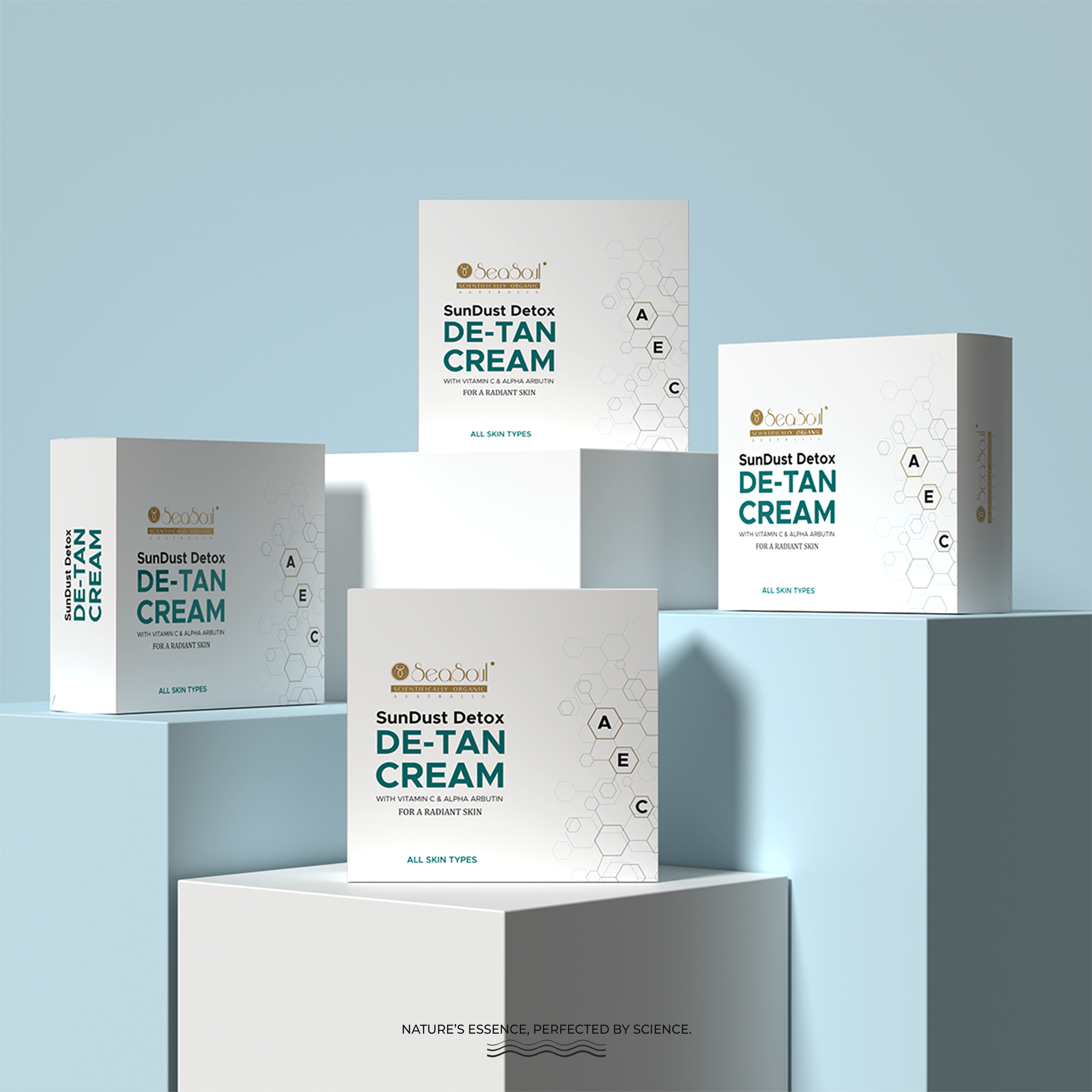 Seasoul SunDust Detox De-Tan Cream with Vitamin C & Alpha Arbutin | For Radiant, Even-Toned Skin