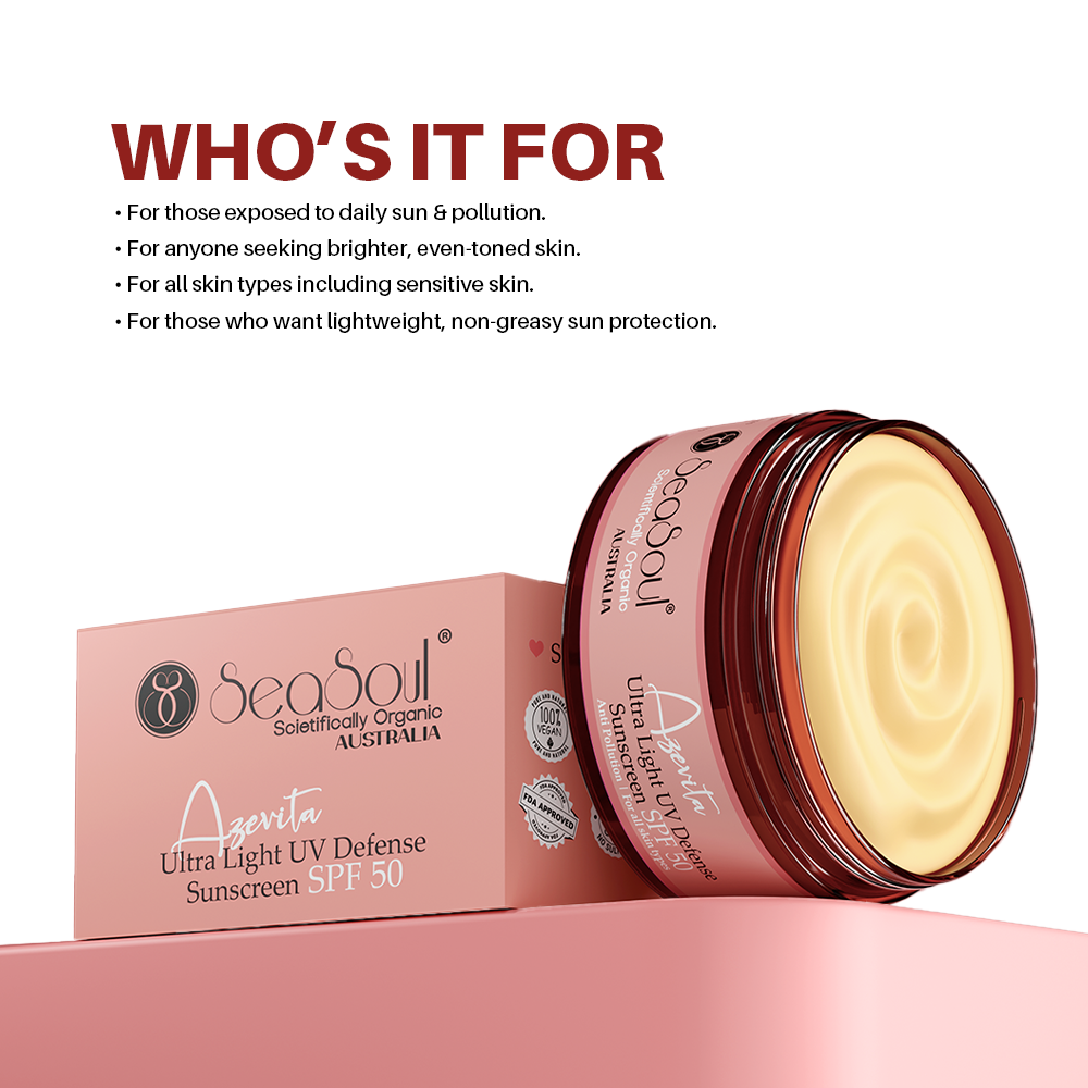 Azevita Ultra Light UV Defense Suncreen SPF 50 (100gm)