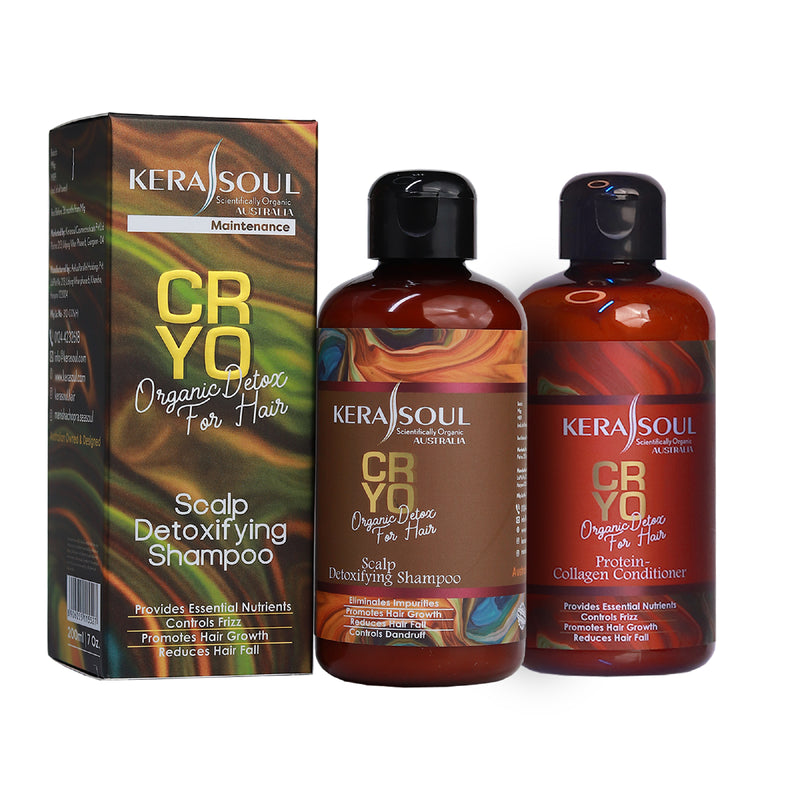Kerasoul Scalp Detoxifying Shampoo & Protein Collagen Conditioner Combo