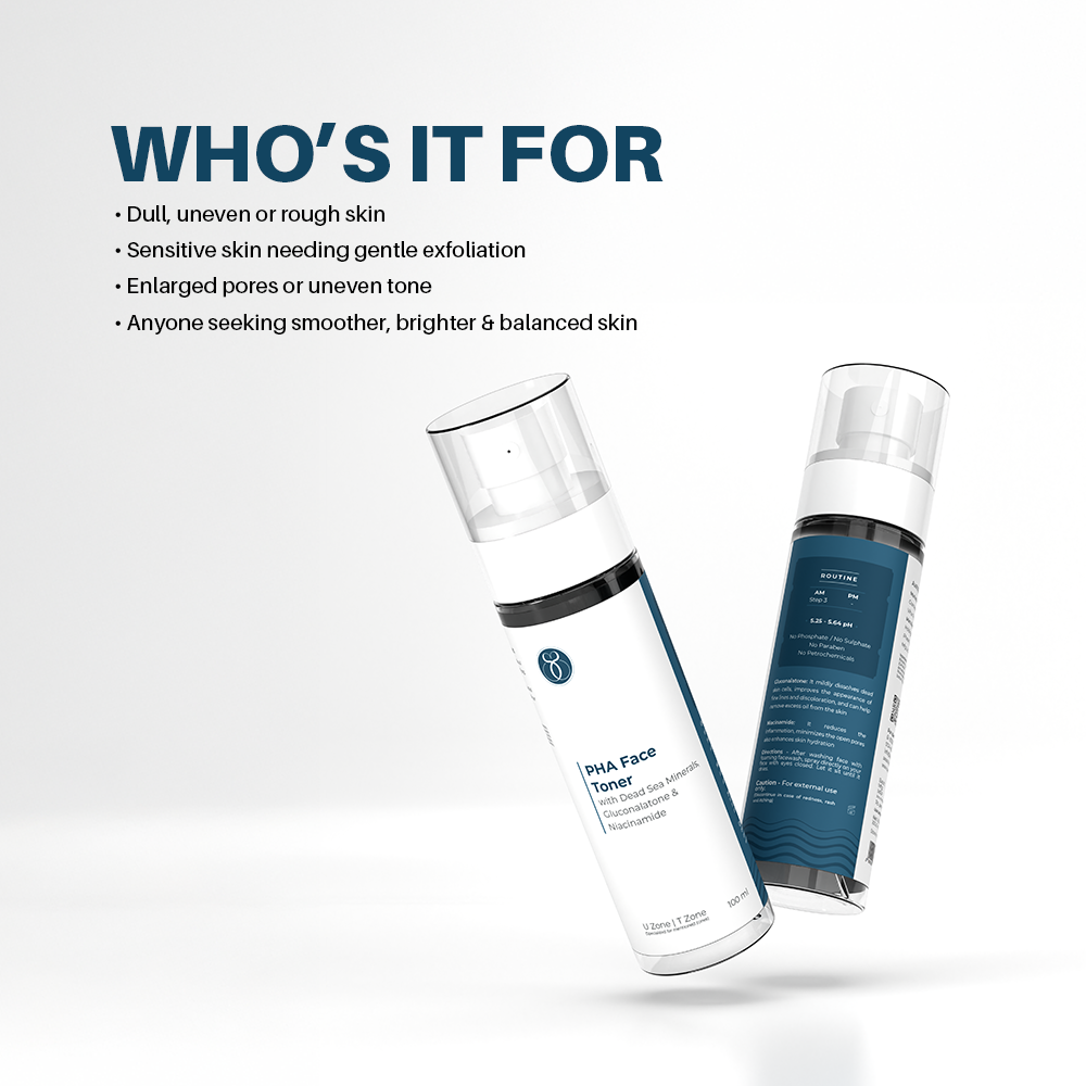 Seasoul PHA Face Toner With Dead Sea Minerals , Gluconalatone & Niacinamide (100ml)