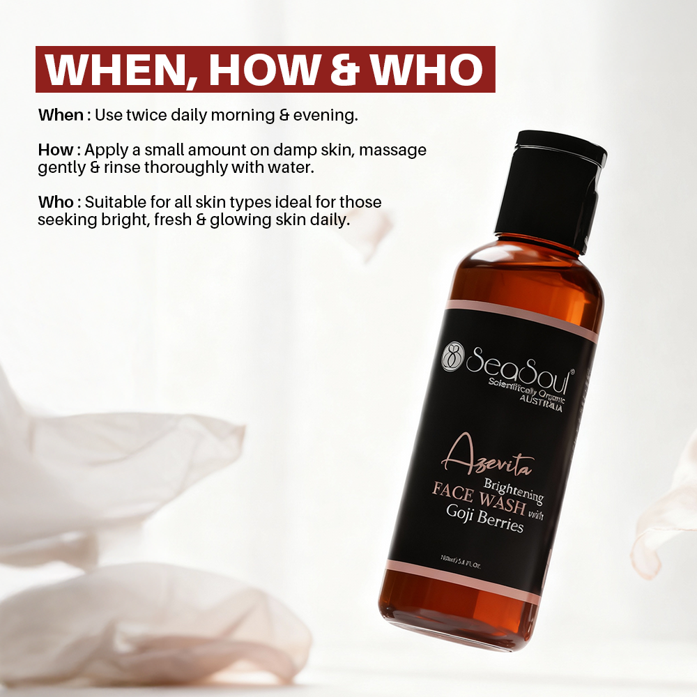 Azevita Goji Brightening Face Wash (100ml)