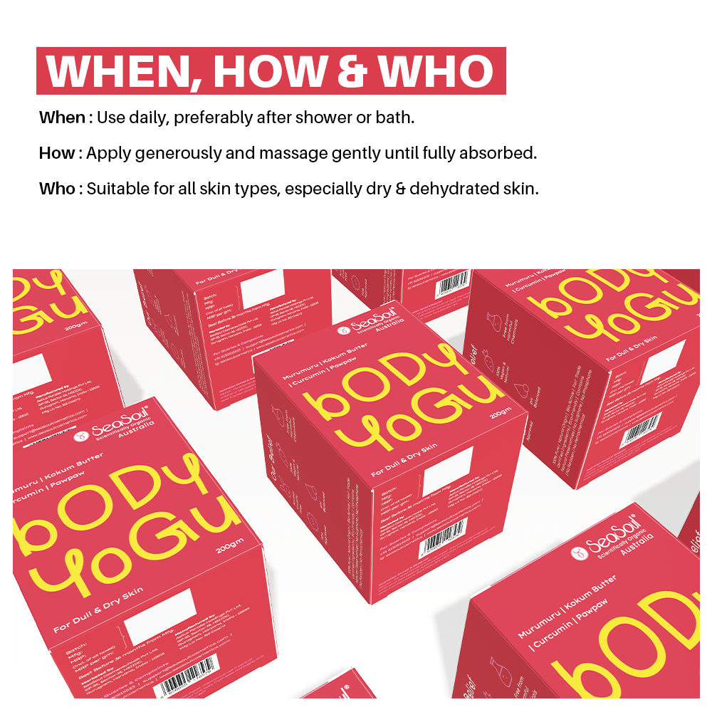 Seasoul Curcumin Pawpaw Body Yogurt Skin Moisturizer Cream