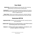 Seasoul Azevita Face Wash & SPF 50 Bright & Protect Kit