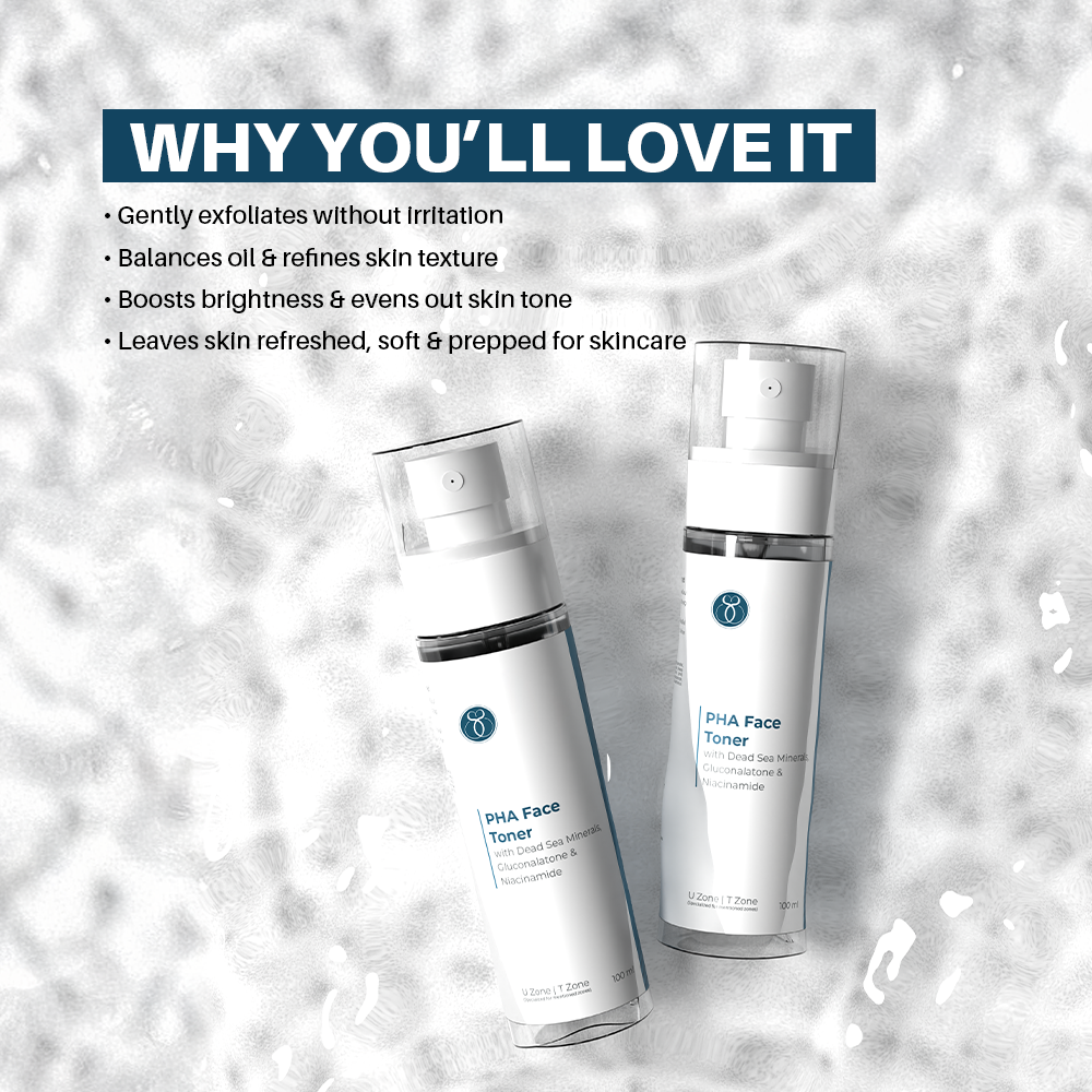 Seasoul PHA Face Toner With Dead Sea Minerals , Gluconalatone & Niacinamide (100ml)