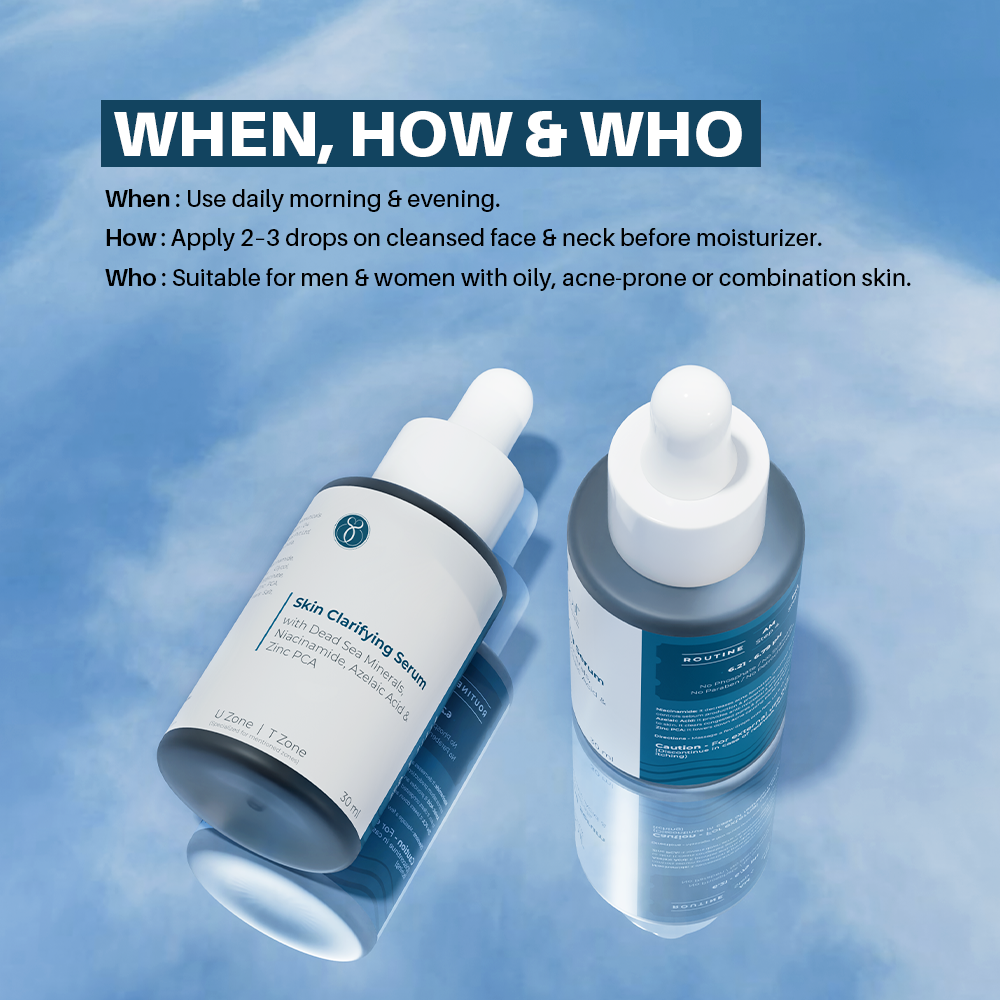Seasoul Clarifying Serum With Dead Sea Minerals,Niacinamide & Azelaic Acid (30ml)