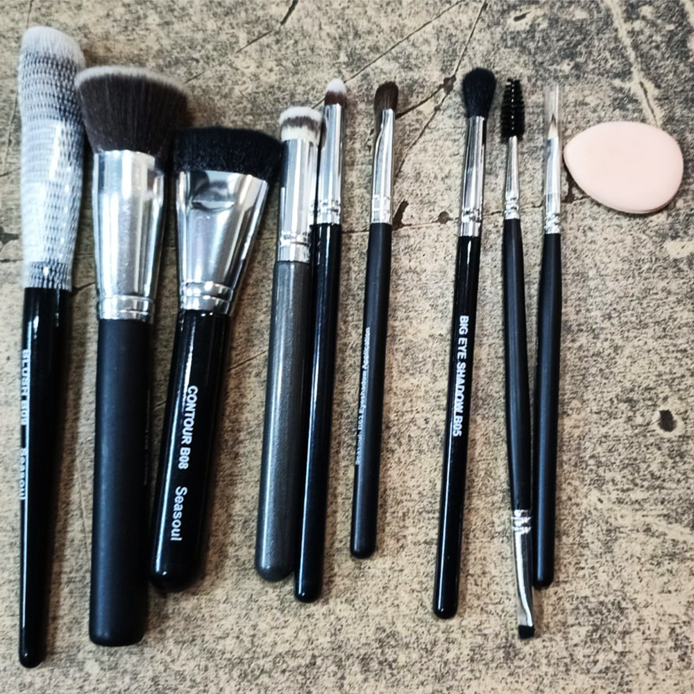 Seasoul Makeup Brush Pack Of 9