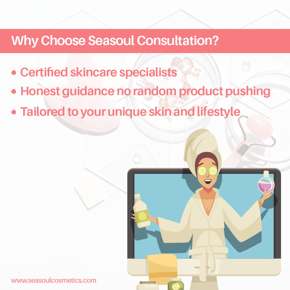 Seasoul Personal Skincare Consultation – For 10 Minutes Video Call