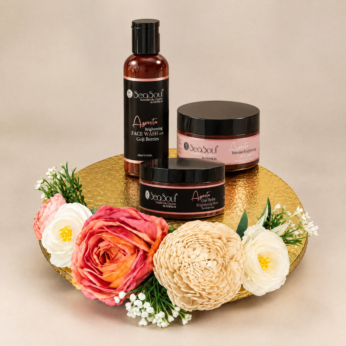 The Azevita Goji Glow Trio