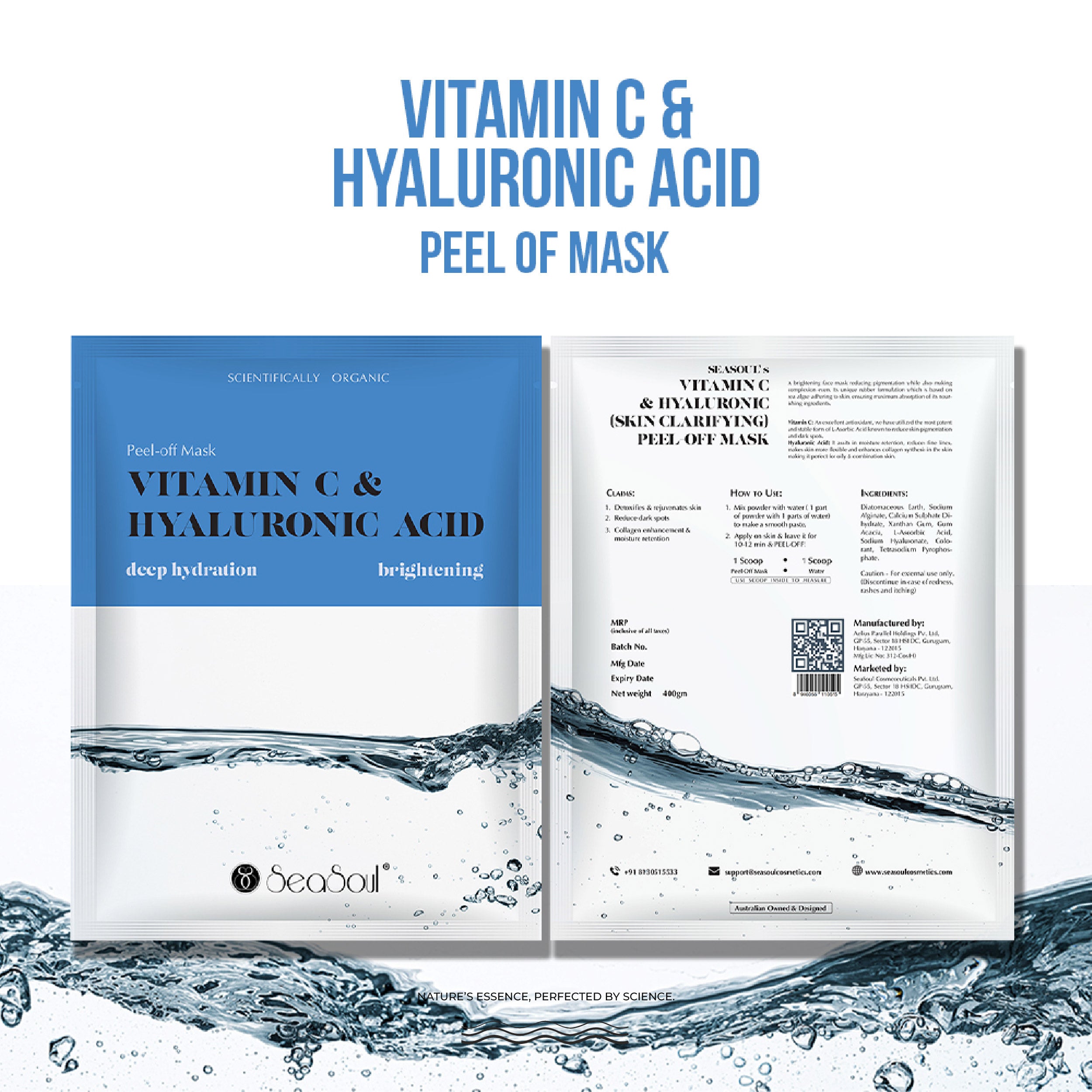 Seasoul Peel-Off Mask Vitamin C & Hyaluronic Acid