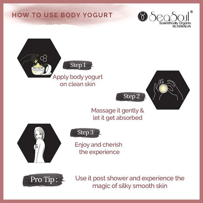 Seasoul Curcumin Pawpaw Body Yogurt Skin Moisturizer Cream for Hydrating, Brightening & Pigmentation Reduction pH Balanced