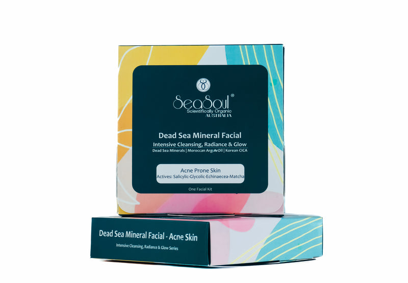 Dead Sea Mineral Facial - Acne Skin - Intensive Cleansing Pack of 6